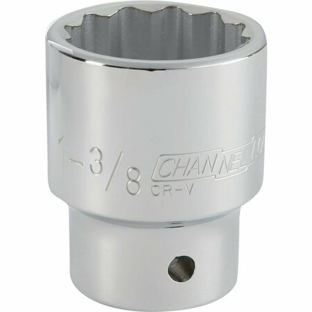 CHANNELLOCK 3/4 In. Drive 1-3/8 In. 12-Point Shallow Standard Socket 309028